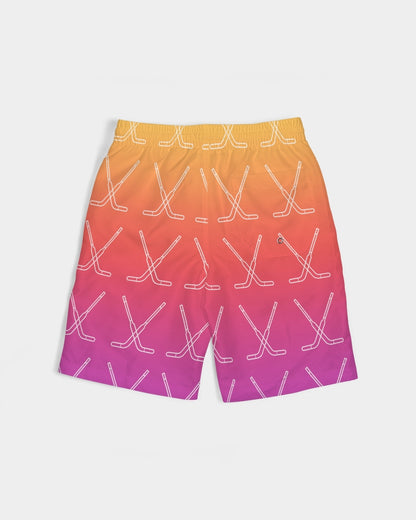 Ombre Goalie Stick Swim Trunks Boys Swim Trunk