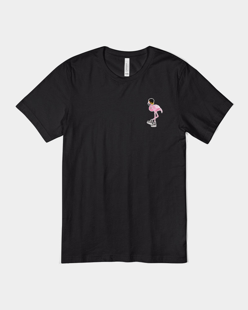 Adult Unisex Flamingo Flow SWAG T-Shirt Unisex Jersey Tee | Bella + Canvas - sublimated